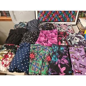 Lot Of 14 Leggings Depot + More Women ❤️ Casual Pants 3XL Plus Size New Trl8#189